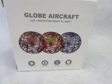 Globe Aircraft Orb w LED Lights, Hover Spin Flying Toy - Rechargeable USB. MIB
