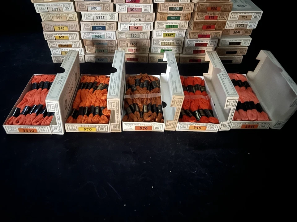 VINTAGE DMC Dollfus-Mieg Embroidery Thread - 60 Colors to choose from! - Image 2 of 4