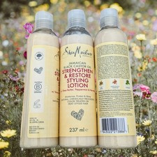 3 x - Shea Moisture Jamaican Black Castor Oil Strengthen/Restore Styling Lotion