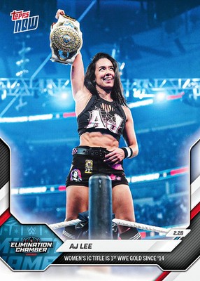 Topps WWE Wrestling 2026 - Card 027 - AJ Lee