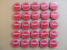 25 LEINENKUGEL'S LEINIE TWISTED RED RETIRED WISCONSIN WI BEER BOTTLE CAPS