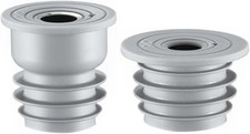 2 Pack Washing Machine Drain Hose Seal Plug Odor-Free Silicone Sealing Gray