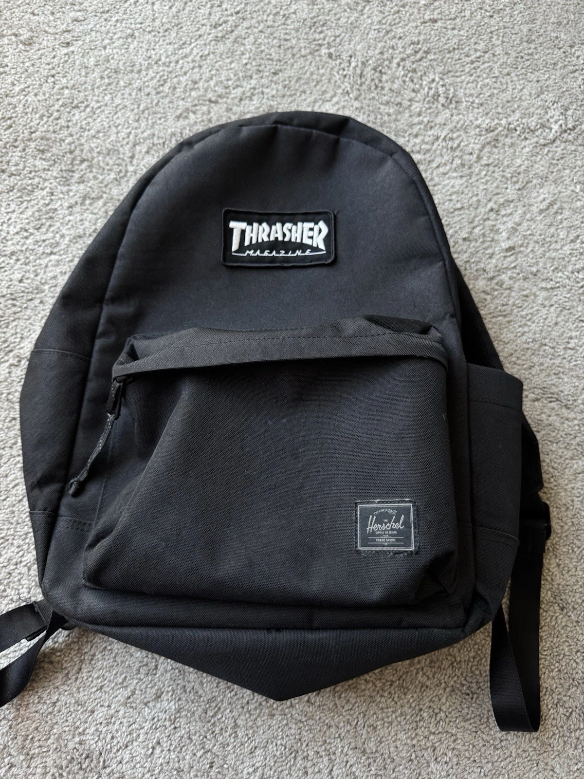 Thrasher Black Backpack (used)