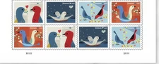 US Love 2026 NDC Imperf Bottom Plate Strip of 8 Avail. After 1/23/25