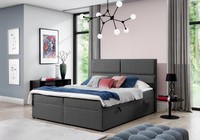 Designer Bett Chesterfield Textil Hotel Betten Doppel Schlafzimmer Luxus 180X200
