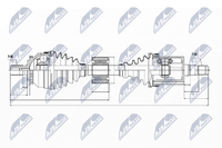 Nty Antriebswelle NPW-VV-028 FüR Volvo S80 1 184 Awd