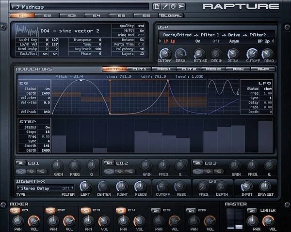 Cakewalk Rapture Virtual Synthesizer (Mac OS X /Win XP)  Vintage SEALED/NEW - Image 2 of 4