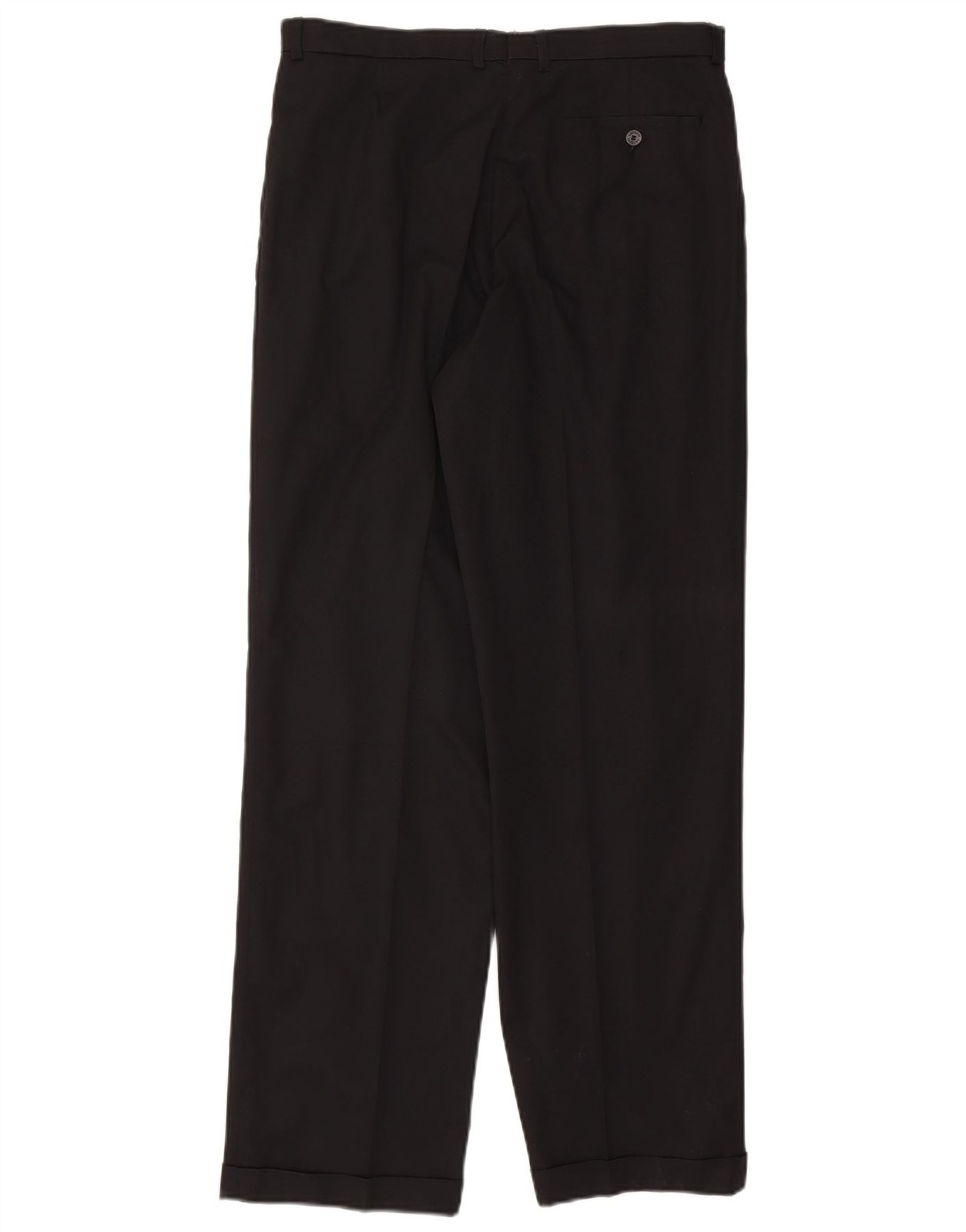 LACOSTE Mens Pegged Suit Trousers Size 46 Large W38 L31 Black Cotton CF13 thumbnail 2