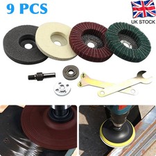 4'' Polishing Kit For Angle Grinder Flap Disc Buffing Accessories Polishing Tool