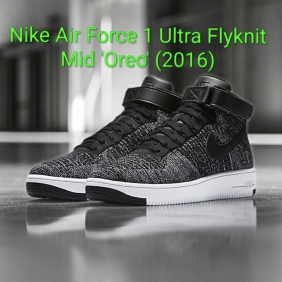 Preços baixos em Nike Air Force 1 Ultra Flyknit Mid Oreo | eBay