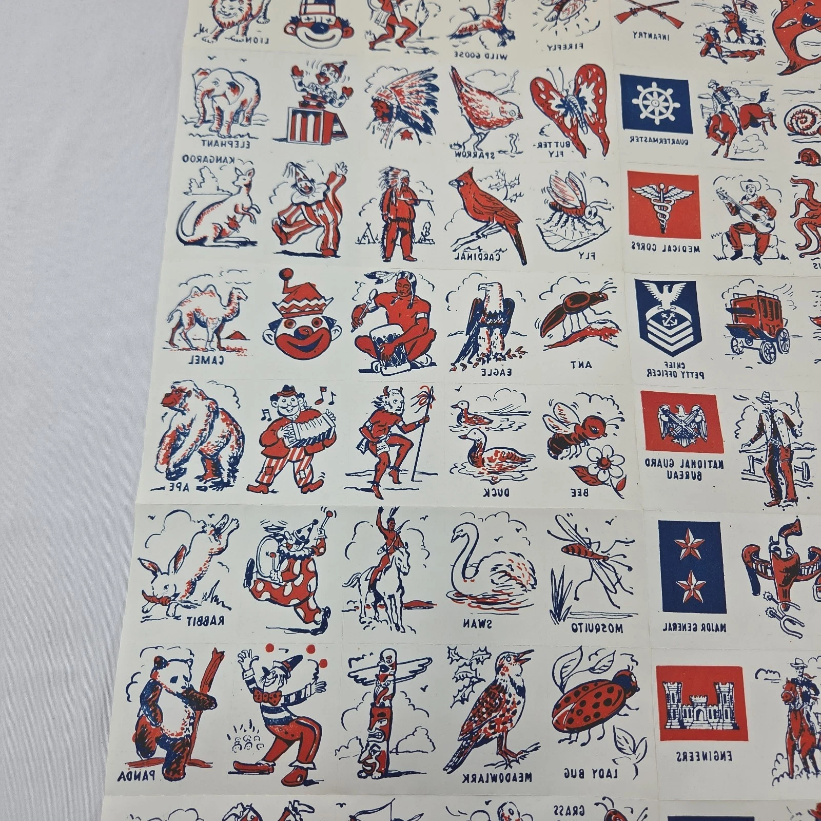 Vintage 1962 Washable Tattoo Sheet Kockamamies - A.J. Wildman NY USA - NEW NOS - product detail image 15