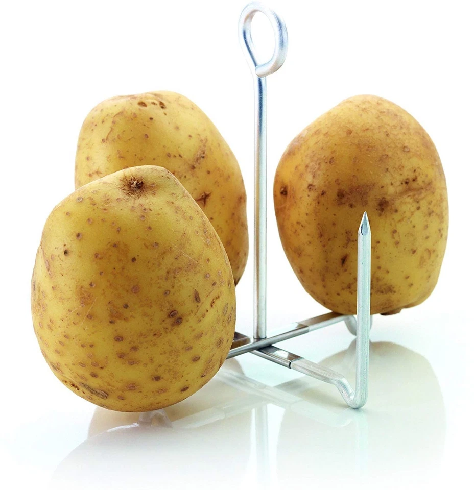 Soporte para hornear patatas KitchenCraft de 4 puntas (paquete de 2 piezas) Foto 2 de 4