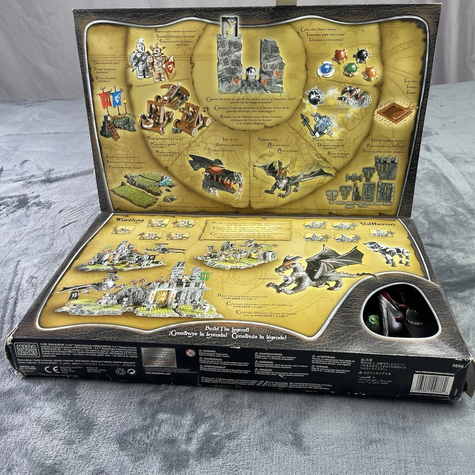 Mega Bloks Dragons Sorcerer's Lair Set 9886 Complete - Image 3 of 4