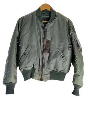 Buzz Ricksons MA-1 Flight Jacket Khaki Size S Mens Military Bomber Outer Coat - product listing photo