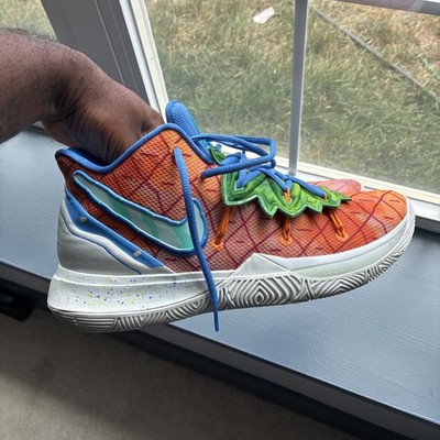 Nike Kyrie 5 Spongebob SquarePants Pineapple House CJ6951-800 Men s Size 10.5