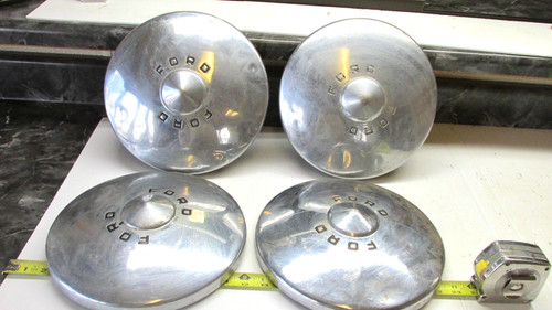 4 OLD  FORD  1949 - 51   ?? DOG DISH  HUBCAP WHEEL COVER