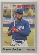 2019 Topps Heritage Minor League Edition Cristian Santana #131 1u6