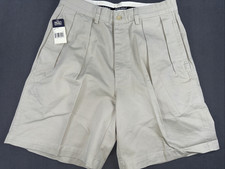 Polo Golf Ralph Lauren Shorts Mens 32 Khaki Pleated Cotton NWT