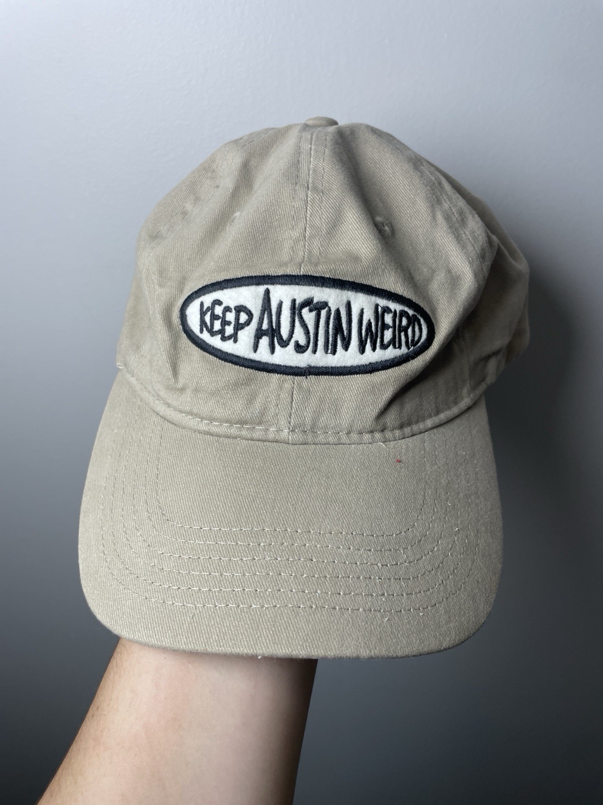 Keep Austin Weird Hat Cap Strap Back Embroidered … - image 1