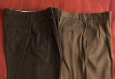 Claiborne Mens Pants  2 Pairs  Light Gray  Dark Gray  32x31