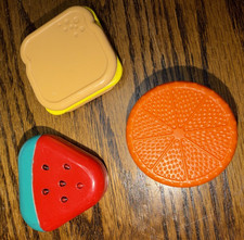 LeapFrog Shapes  Sharing Picnic Basket Food Orange Watermelon Sandwich Pieces