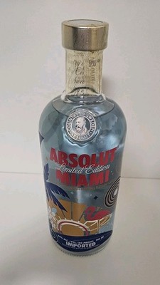 1x Absolut Miami Vodka - 0,75L 750ml - 2012 LIMITED EDITION Passionfruit - OVP