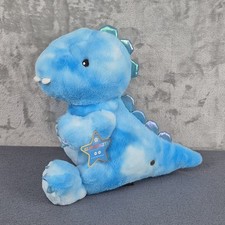 FAO Schwarz Dinosaur Blue 14" Plush Glow Brights Lights And Sound Stuffed Animal