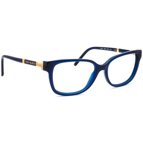 Tory Burch Eyeglasses TY 2075 1656 Blue/Gold Semi Butterfly Frame 52[]16 135