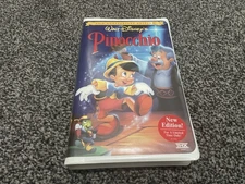 Walt Disney Pinocchio 60th Anniversary Edition VHS Clamshell NTSC Mint Condition