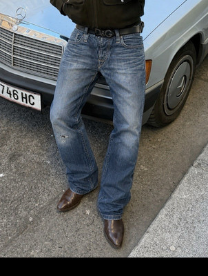 G-Star RAW 3301 Herren Jeans Denim blau gerades Bein Five-Pocket W32 L32