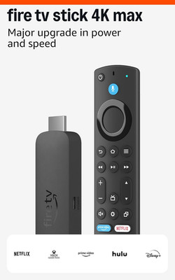 Amazon Fire TV Stick 4K Max - Streaming Device with Wi-Fi 6E and Live TV