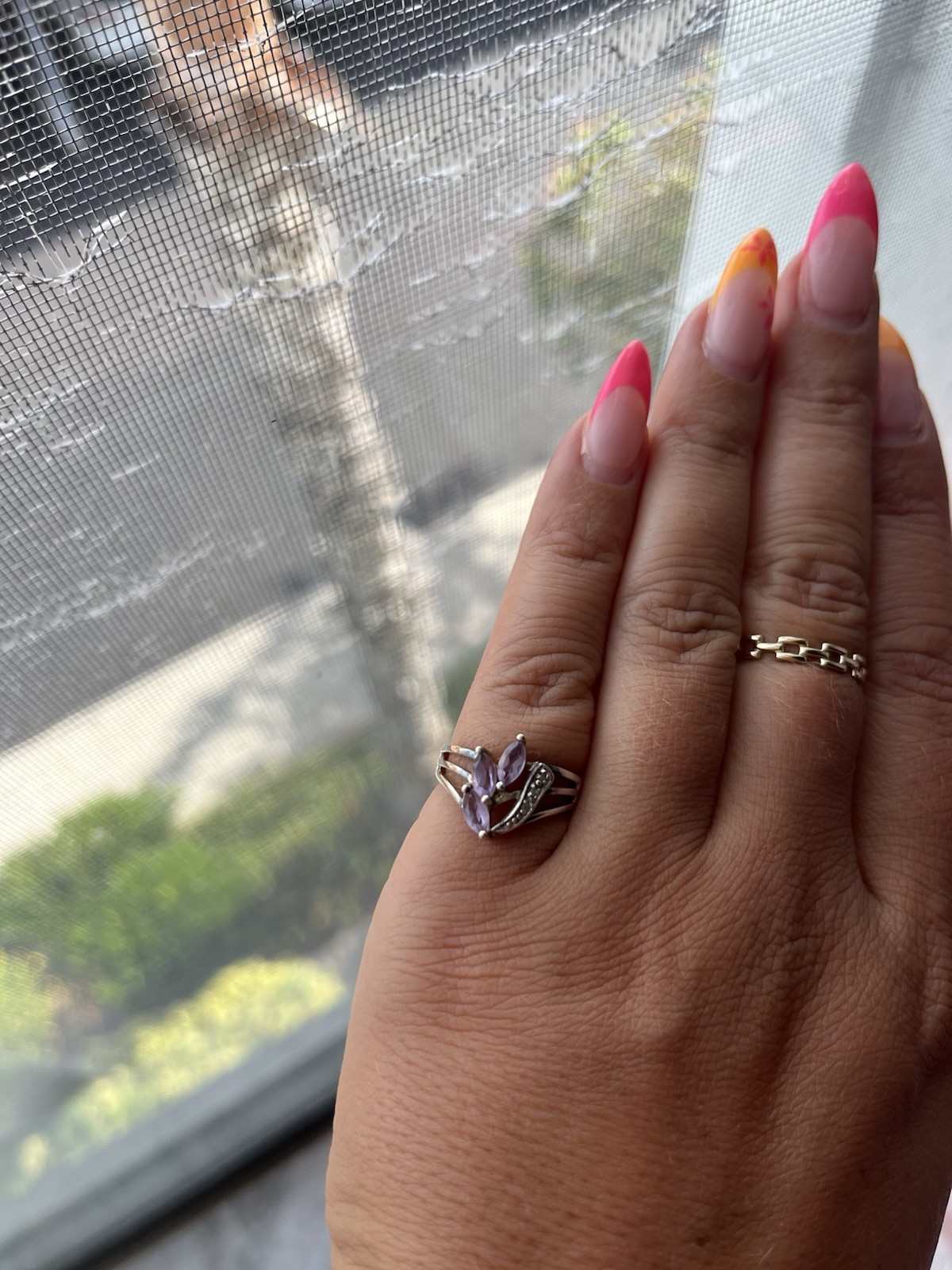 Amethyst 925 Sterling Ring - image 8