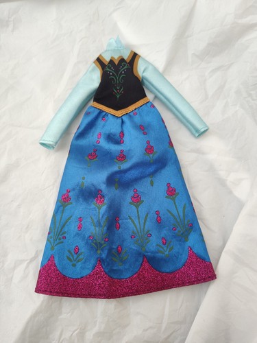 Disney Fashion Barbie Puppe Größe FROZEN ANNA Doll Prinzessin Kleid Ty70 - Bild 1 von 3