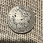 1881-S Morgan Silver Dollar $1 Coin Circulated 0.9 Fine Silver US