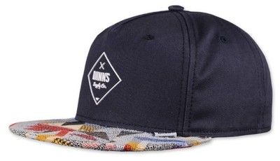 Djinns 5 Panel SB Cap Rubber Aztek Navy : one size