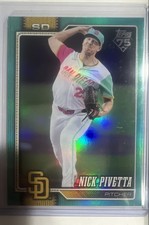 2025 Topps Series 2 - Nick Pivetta #692 Aqua Rainbow Foilboard