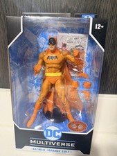 DC Multiverse Mcfarlane BATMAN ORANGE SUIT  Red Platinum Edition CHASE