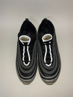 Nike Air Max 97 Shoes Black Metallic Silver Mens Size 13  display picture 1