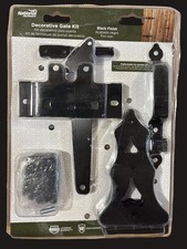 Kit Cancello Decorativo Finitura Nera Da Ferramenta Nazionale per Recinzioni