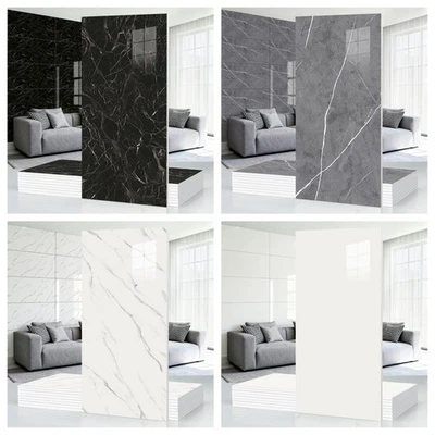 BORNA_DERO 20/40pcs 3D Marble Tile Wall Stickers, Thick Self-Adhesive PVC Panels Home Decor