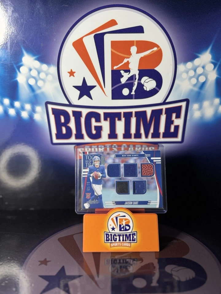 Jaxson Dart RC 2025 Panini Absolute Tools of the Trade Five Prime Relic /75🔥 - Image 4 of 4