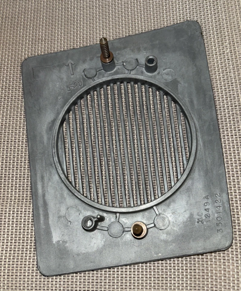 NOS 1975-1979 Chrysler Cordoba Dodge Charger Instrument Speaker Grille 3501424 - Image 4 of 4