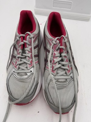ASICS Women's Running Walking Lightweight Shoes T7K8N Pink Gray Size 8.5 in EUC