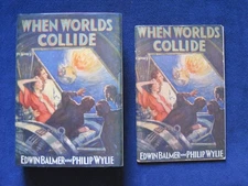WHEN WORLDS COLLIDE by BALMER & WYLIE 1st Ed in DJ with RARE ADVANCE PROMO BKLET