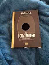 New In Box Manscaped The Body Buffer Men s Silicone Scrubber Black Shower Clean