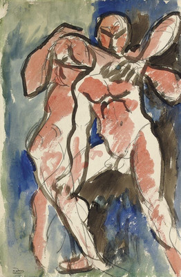 André Derain The Wrestlers : Archival Quality Giclée Art Print 1904-05