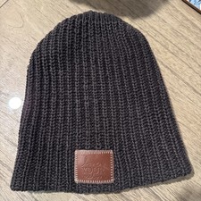 Love Your Melon One Size Beanie Knit Hat Made In USA Black Classic Style