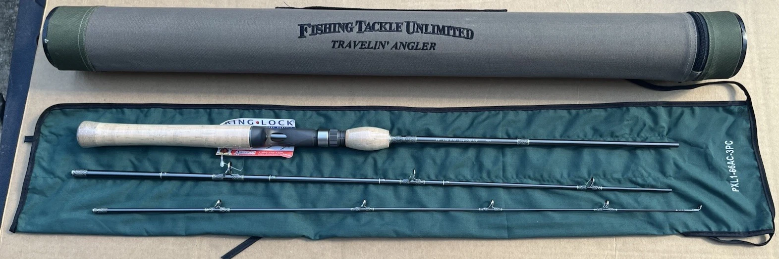 IM8 Pro Series PXL1-66AC-3 Extra Light Travel Rod 3 pc. Casting