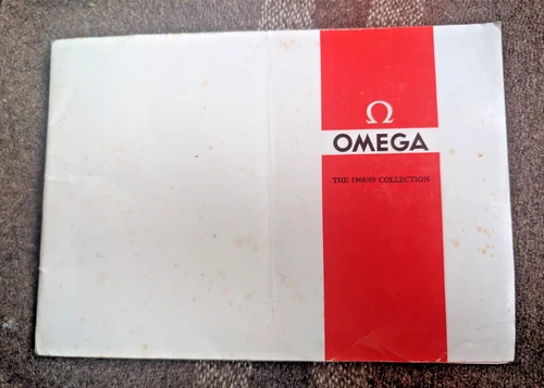 VINTAGE OMEGA 1968/69 COLLECTION CATALOGUE & PRICE LIST SEAMASTER SPACE OLYMPICS