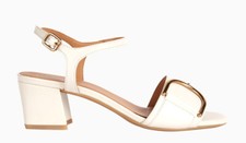 GEOX NEW ERAKLIA P/E scarpe donna sandali decollete decolte pelle tacco plateau